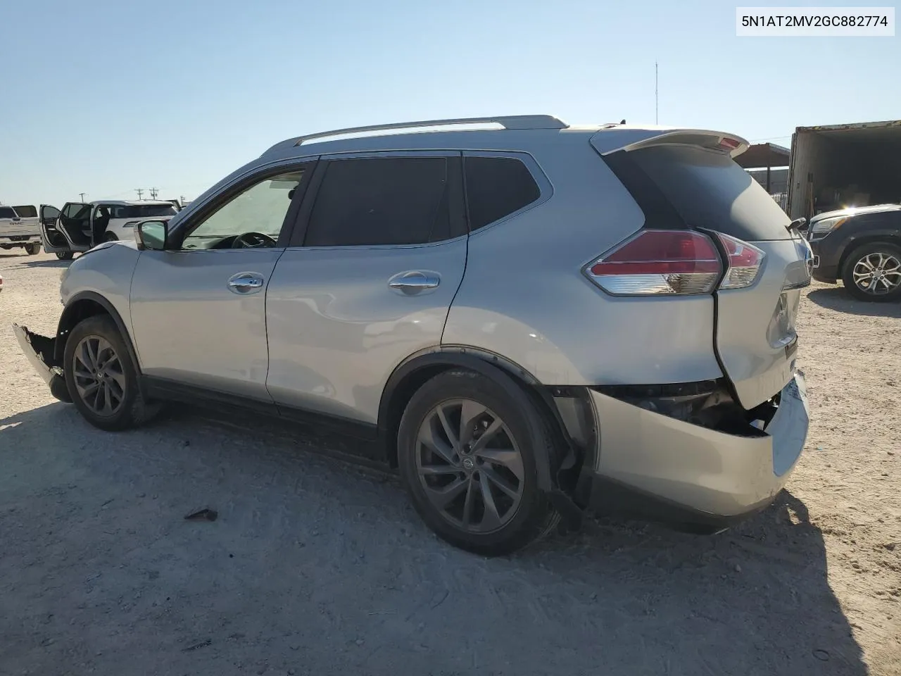 2016 Nissan Rogue S VIN: 5N1AT2MV2GC882774 Lot: 77762884