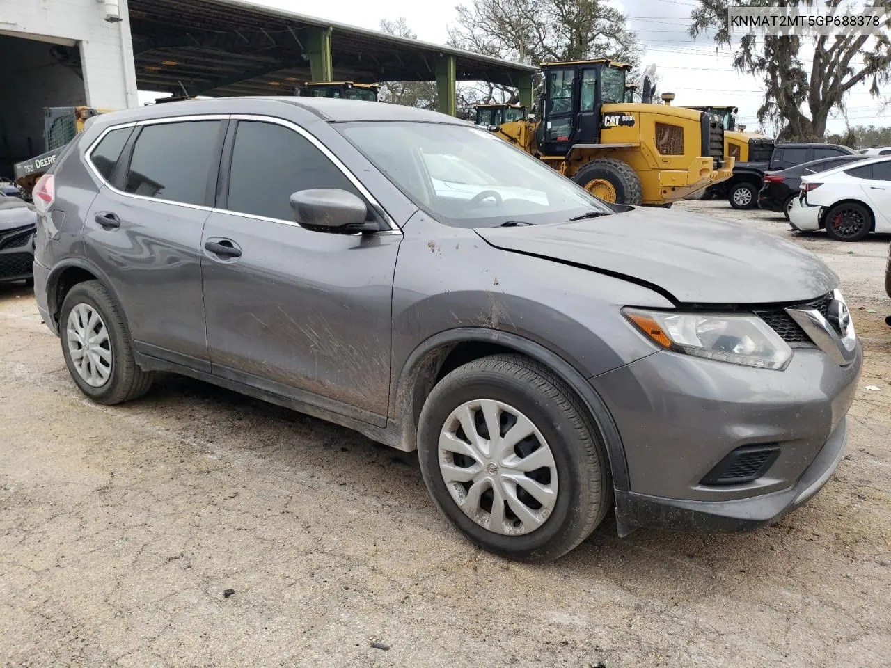 2016 Nissan Rogue S VIN: KNMAT2MT5GP688378 Lot: 78001274