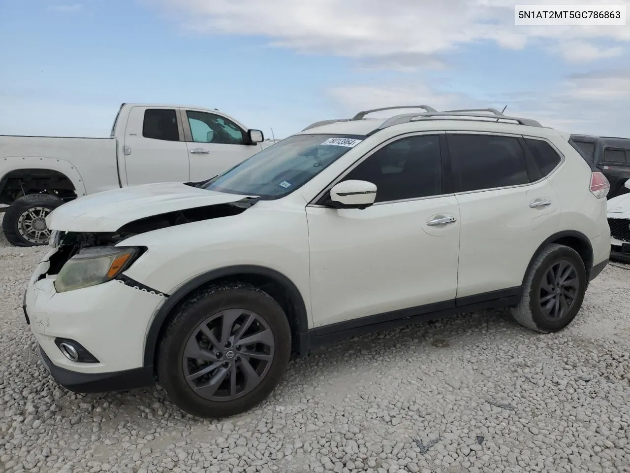 2016 Nissan Rogue S VIN: 5N1AT2MT5GC786863 Lot: 78013964