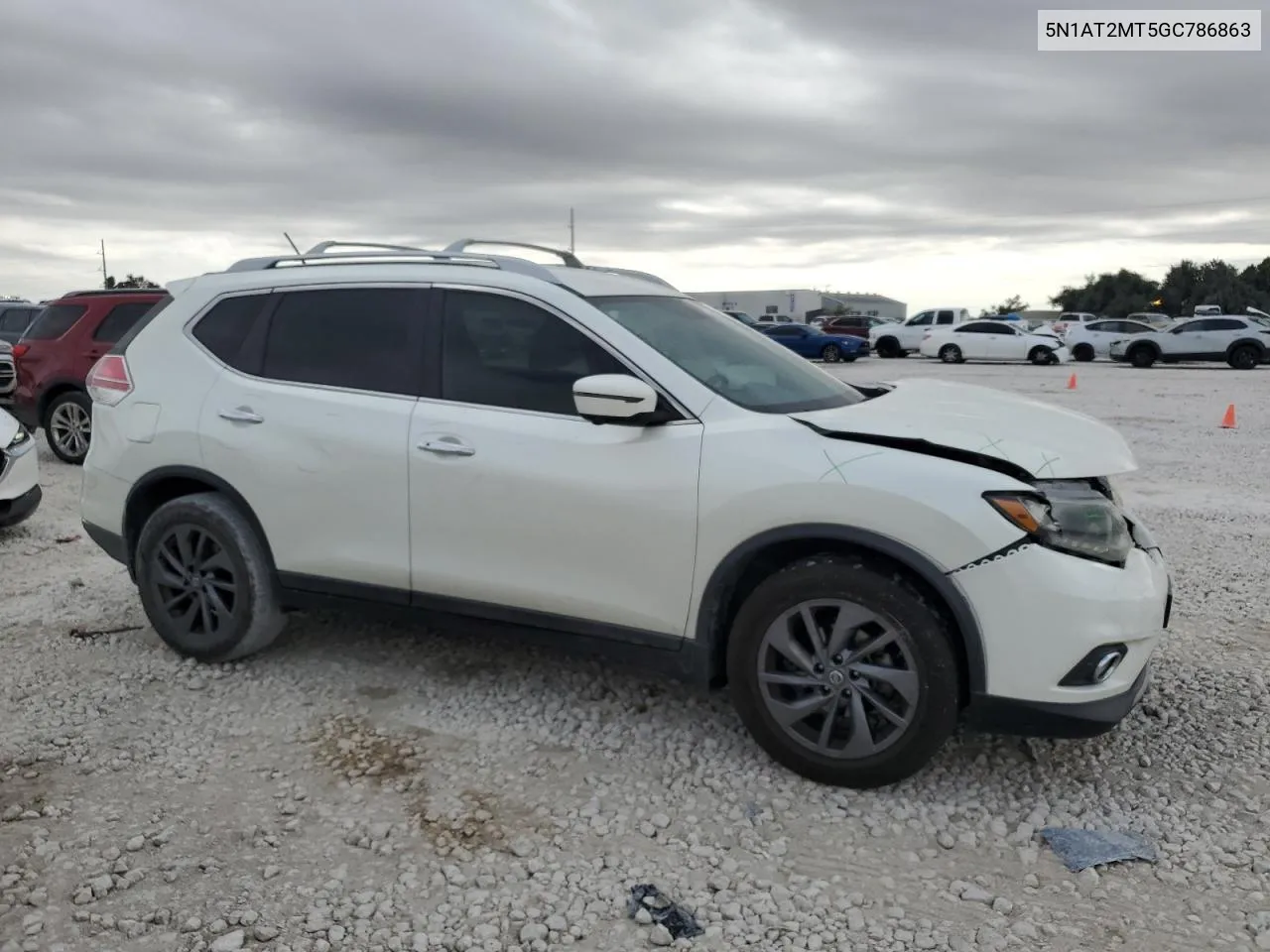 2016 Nissan Rogue S VIN: 5N1AT2MT5GC786863 Lot: 78013964