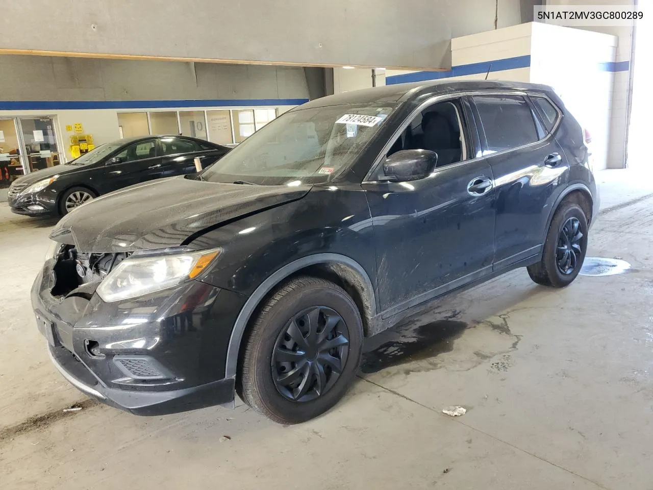 2016 Nissan Rogue S VIN: 5N1AT2MV3GC800289 Lot: 78124584