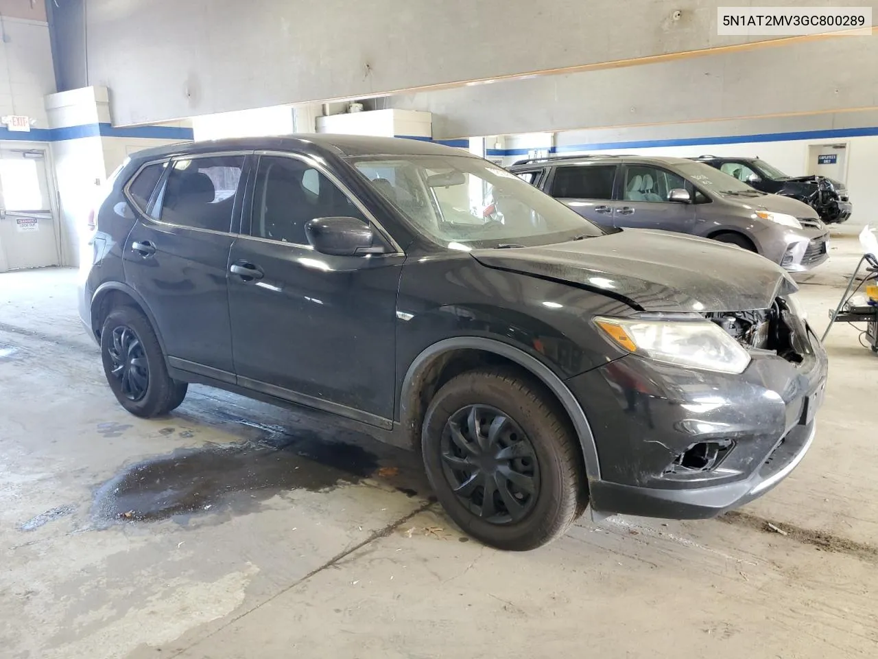 2016 Nissan Rogue S VIN: 5N1AT2MV3GC800289 Lot: 78124584