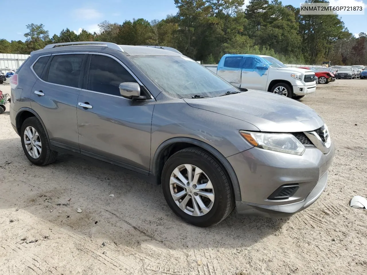 2016 Nissan Rogue S VIN: KNMAT2MT6GP721873 Lot: 78158864