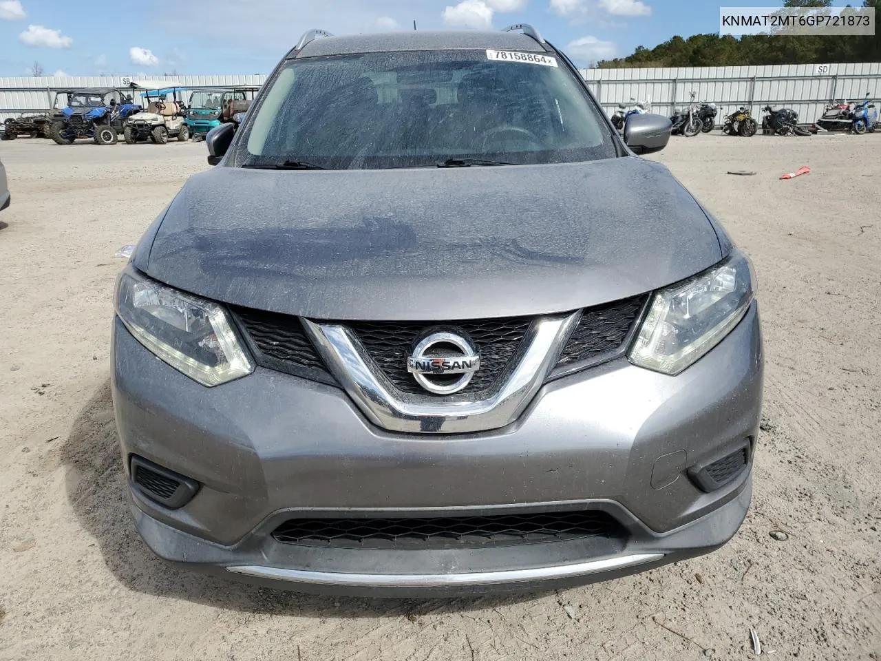 2016 Nissan Rogue S VIN: KNMAT2MT6GP721873 Lot: 78158864