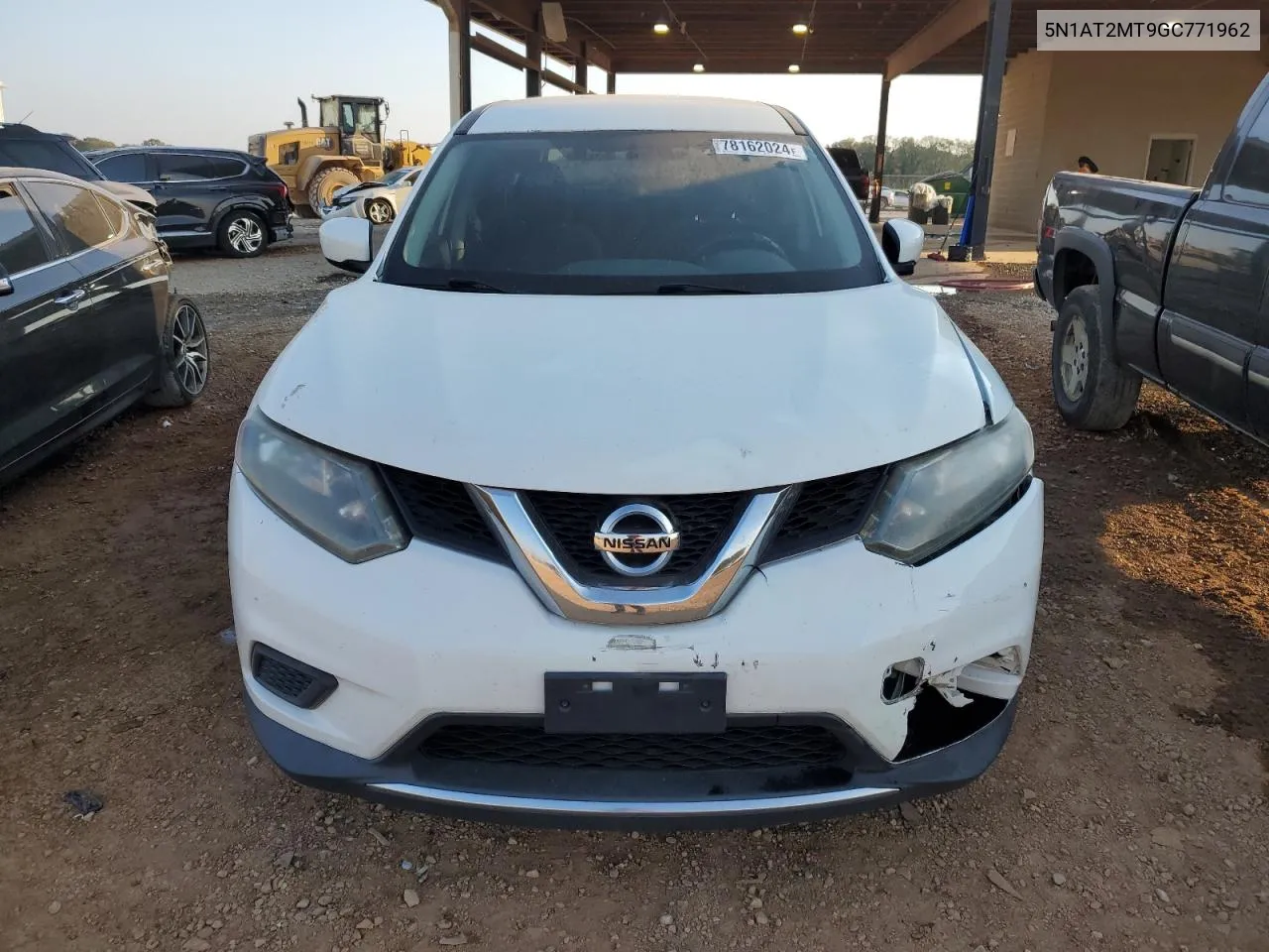 2016 Nissan Rogue S VIN: 5N1AT2MT9GC771962 Lot: 78162024