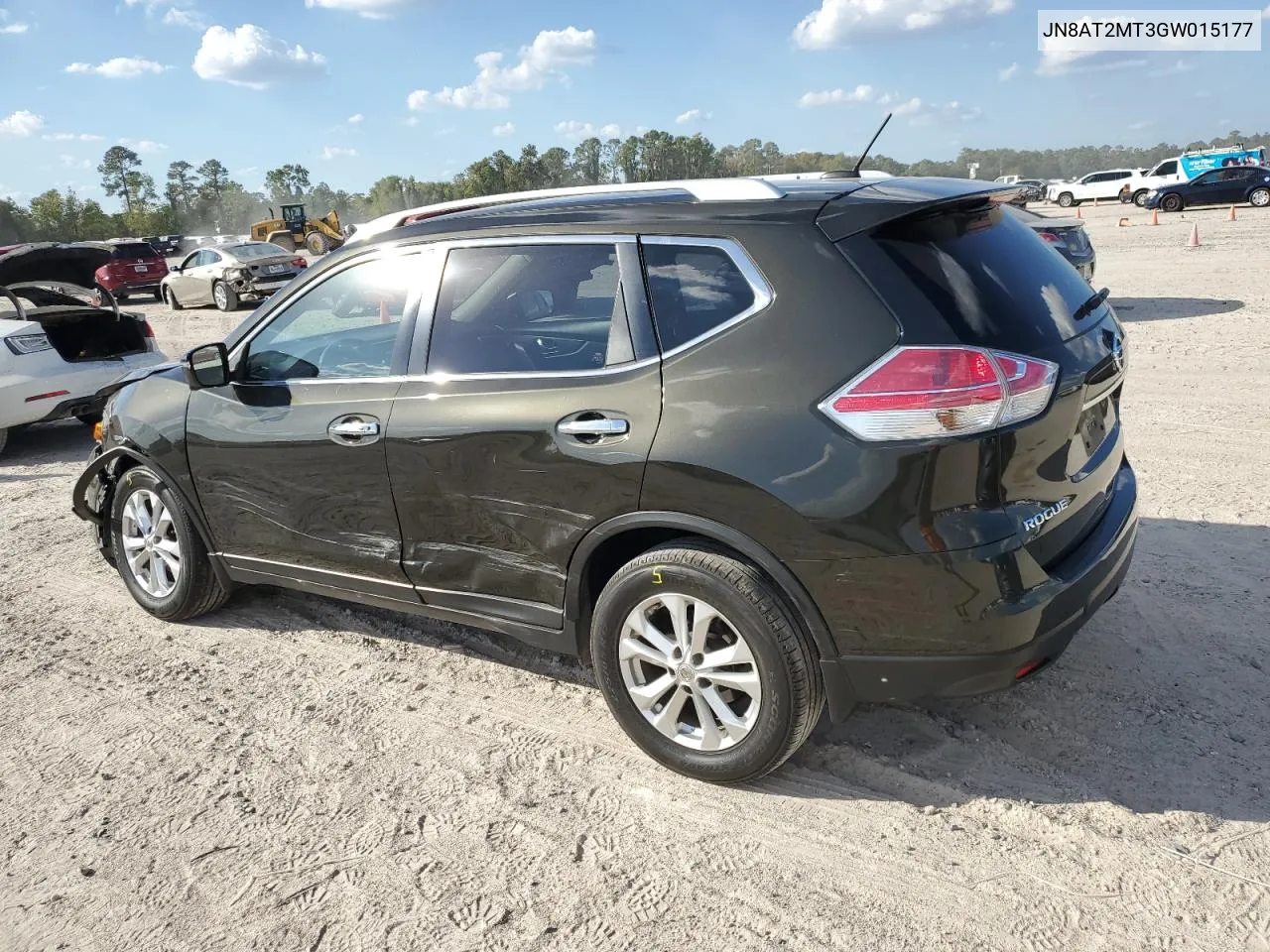 2016 Nissan Rogue S VIN: JN8AT2MT3GW015177 Lot: 78176314