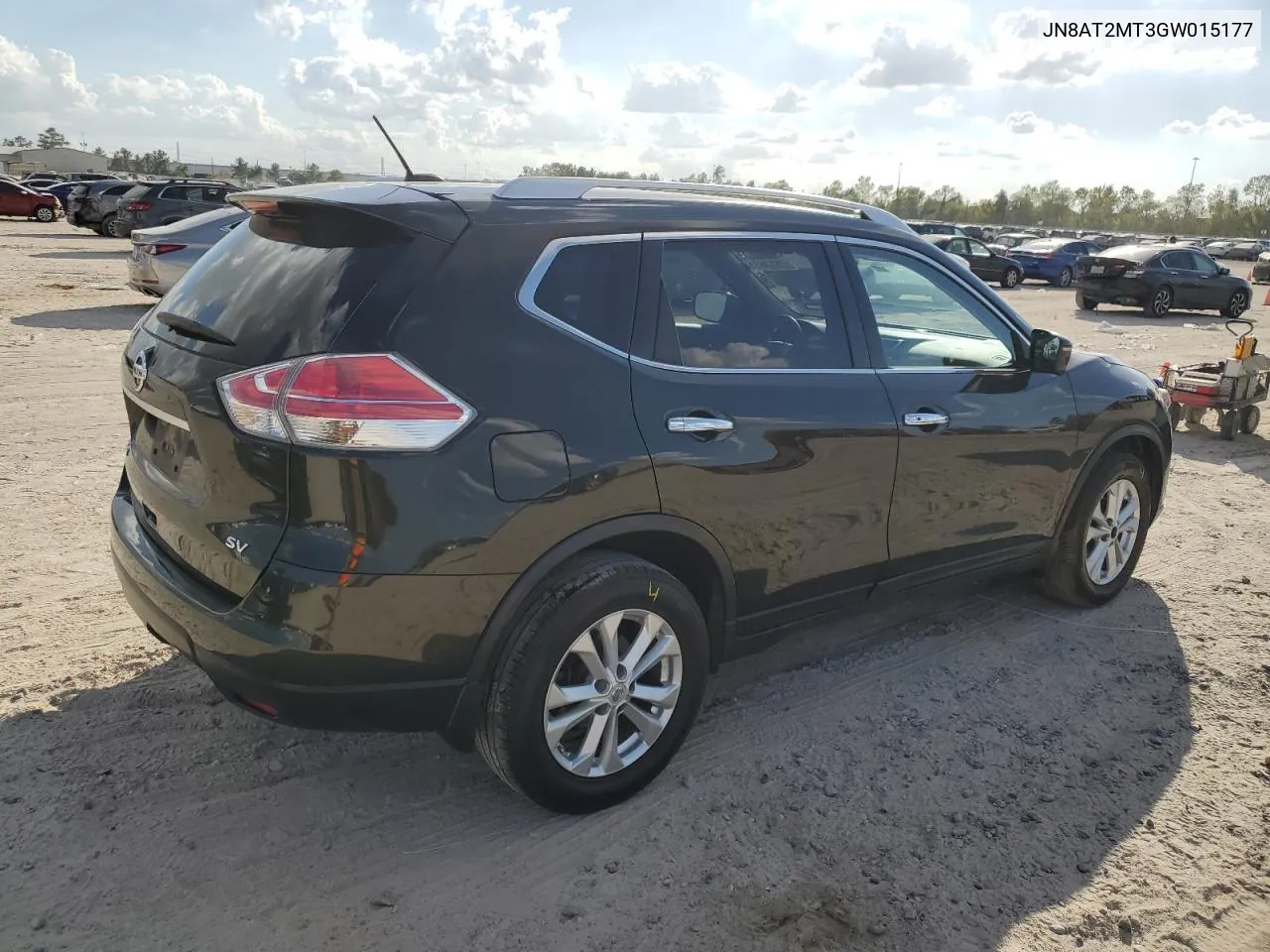 2016 Nissan Rogue S VIN: JN8AT2MT3GW015177 Lot: 78176314