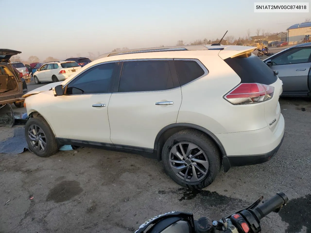 2016 Nissan Rogue S VIN: 5N1AT2MV0GC874818 Lot: 78207874