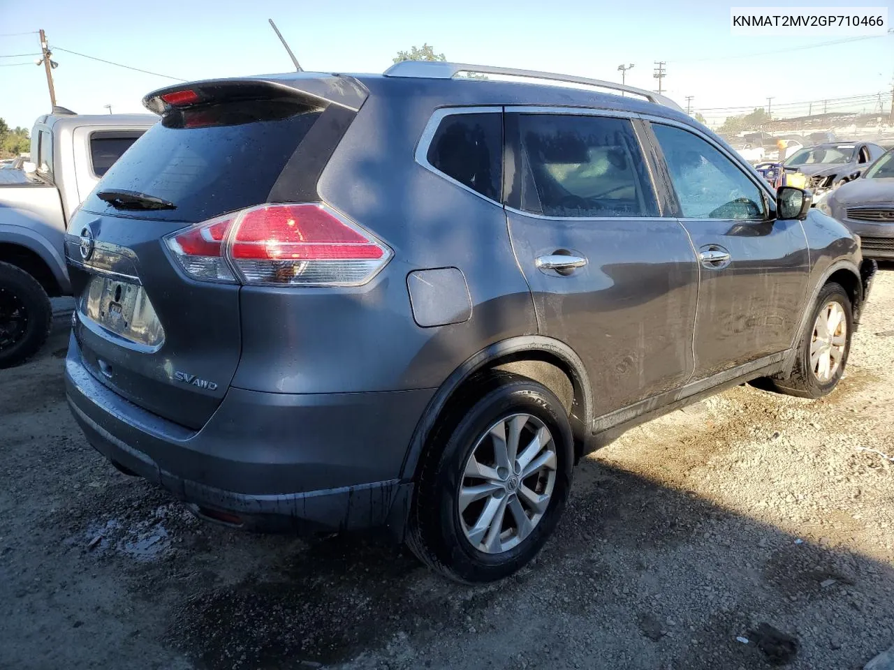 2016 Nissan Rogue S VIN: KNMAT2MV2GP710466 Lot: 78330014