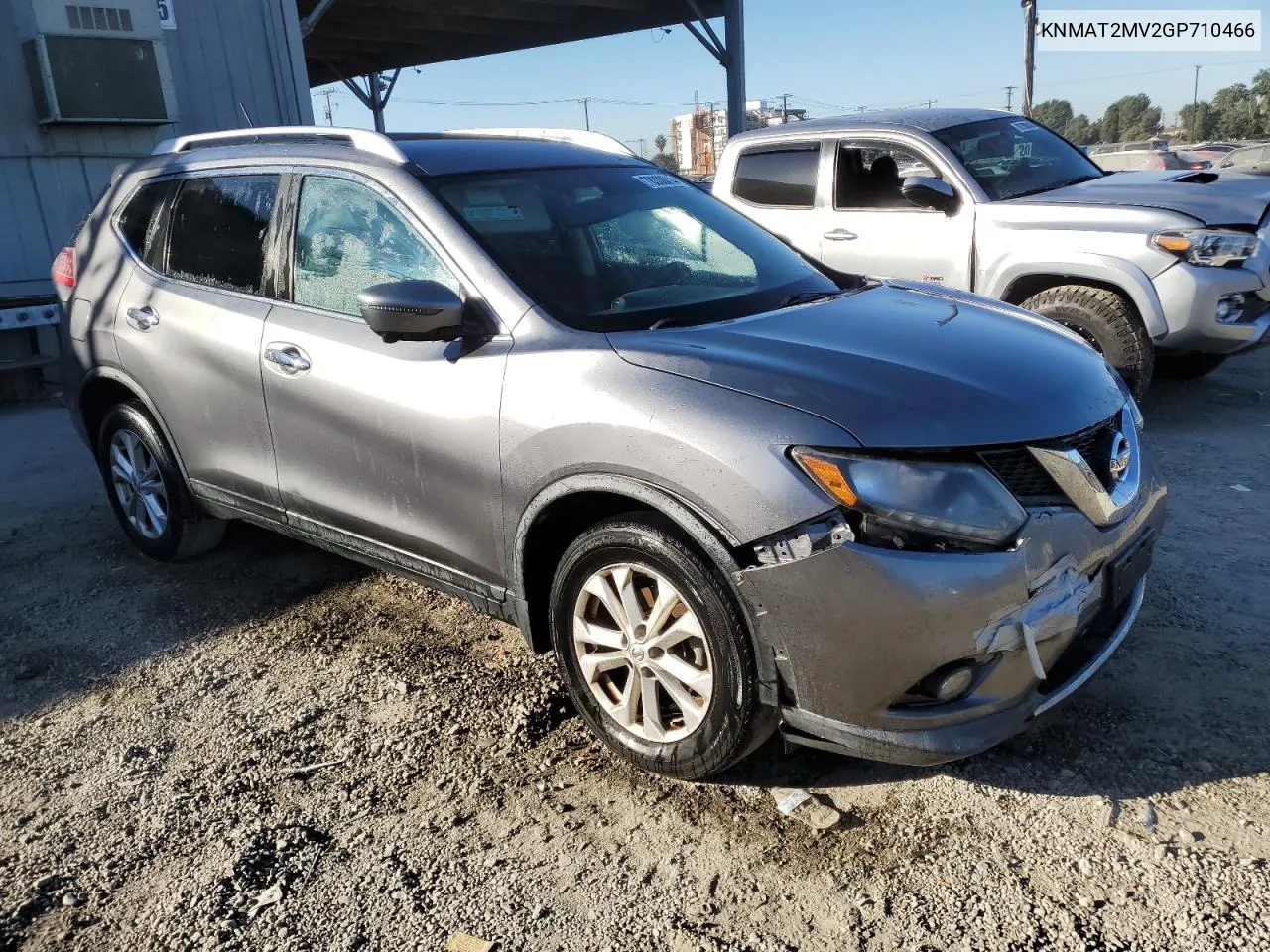 2016 Nissan Rogue S VIN: KNMAT2MV2GP710466 Lot: 78330014