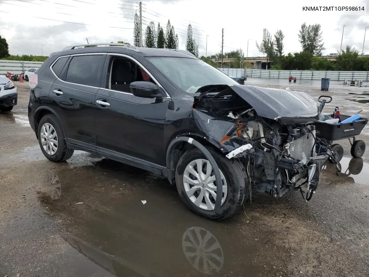 2016 Nissan Rogue S VIN: KNMAT2MT1GP598614 Lot: 78401134