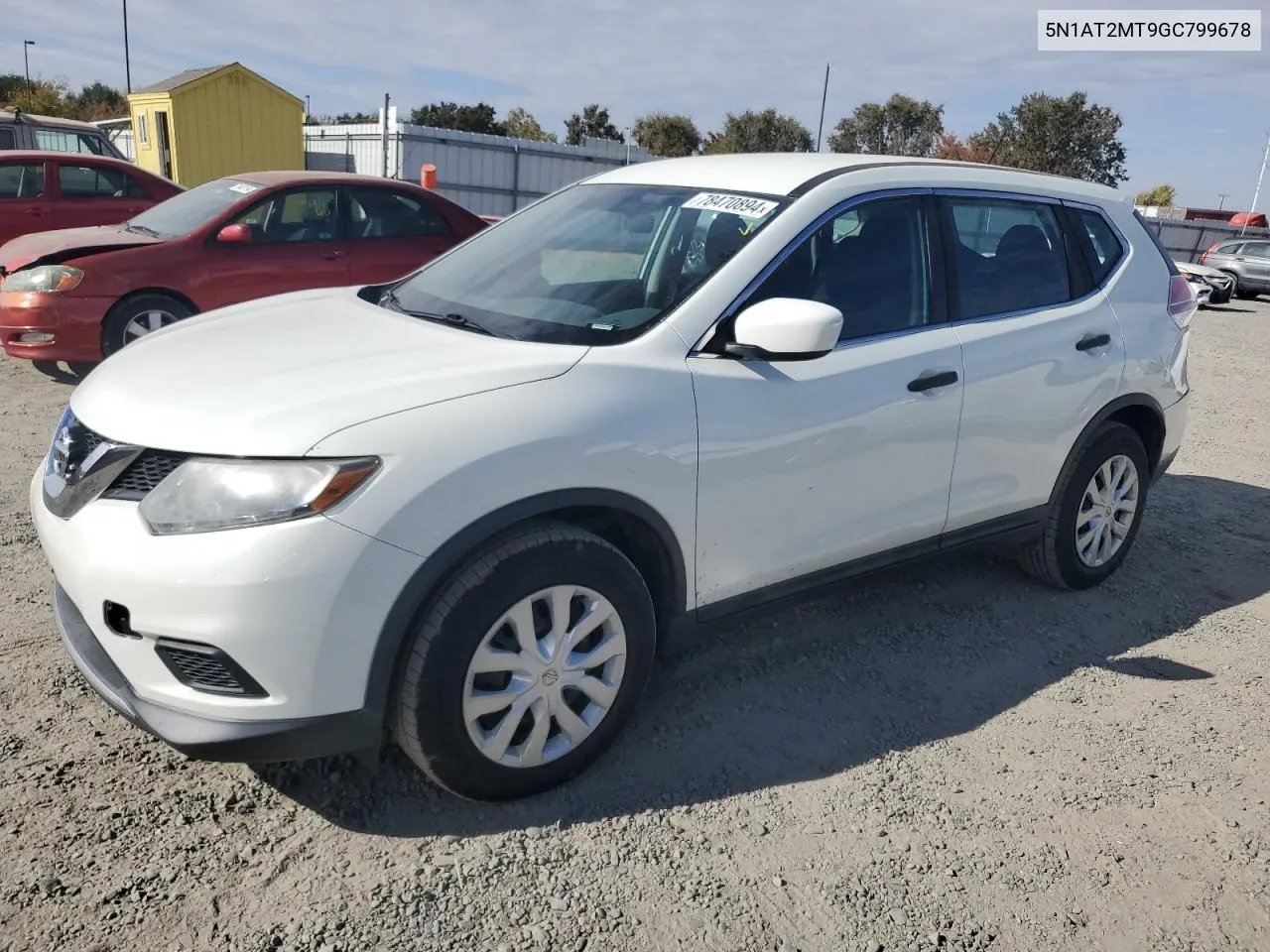 2016 Nissan Rogue S VIN: 5N1AT2MT9GC799678 Lot: 78470894