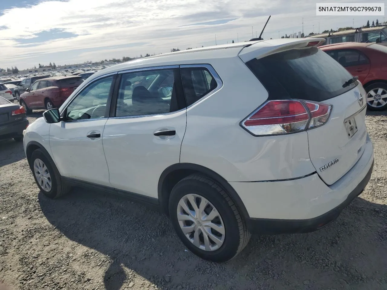 2016 Nissan Rogue S VIN: 5N1AT2MT9GC799678 Lot: 78470894