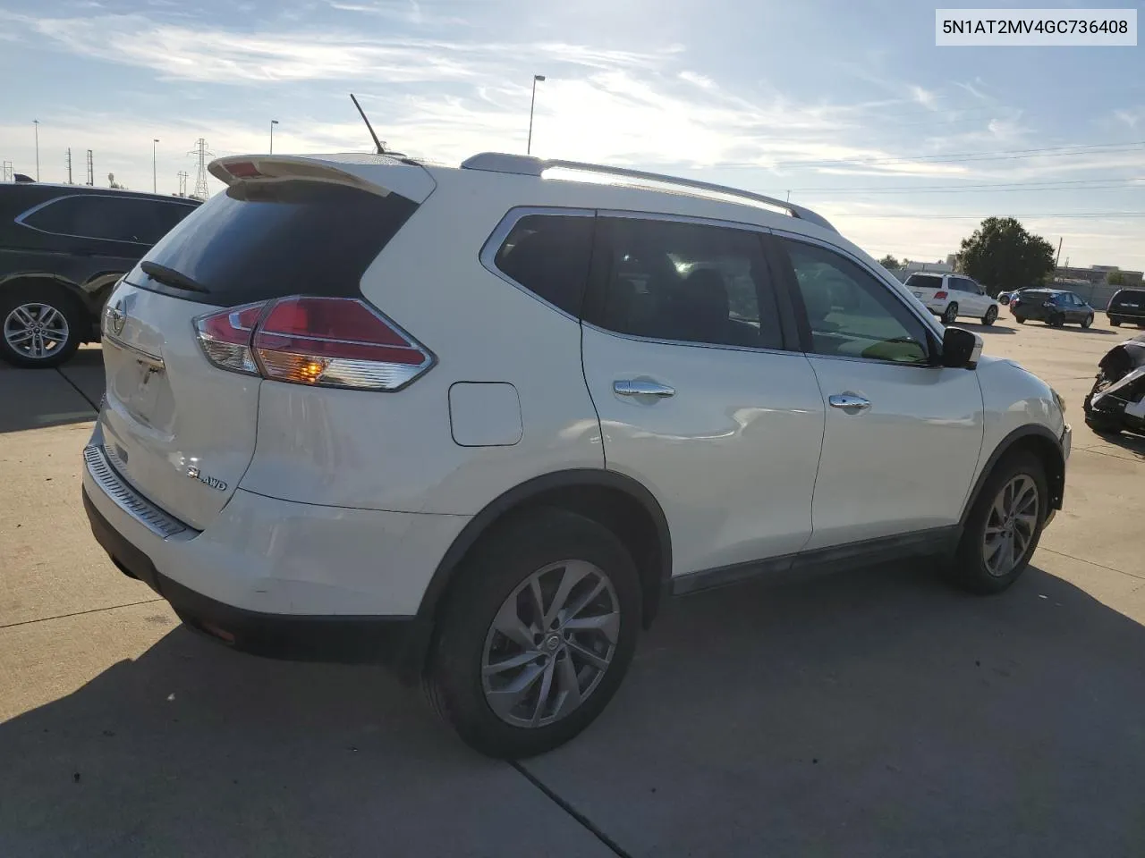 2016 Nissan Rogue S VIN: 5N1AT2MV4GC736408 Lot: 78503094