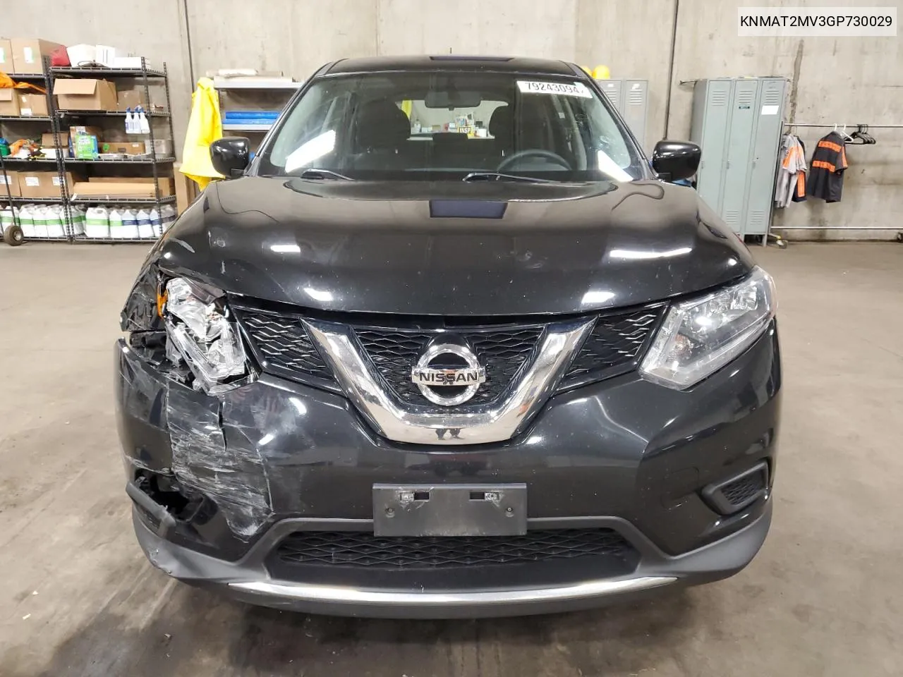 2016 Nissan Rogue S VIN: KNMAT2MV3GP730029 Lot: 79243094