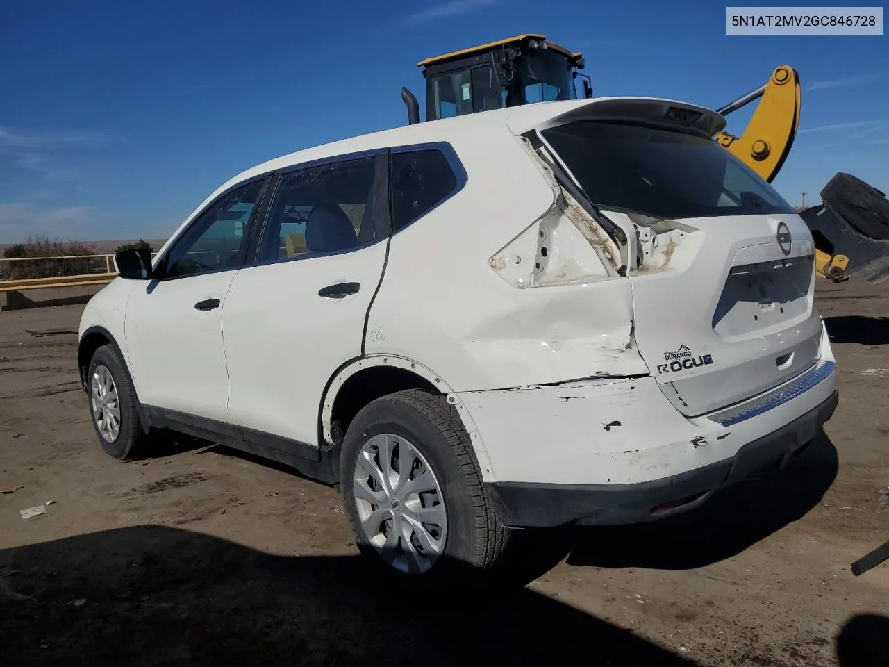 2016 Nissan Rogue S VIN: 5N1AT2MV2GC846728 Lot: 79271714