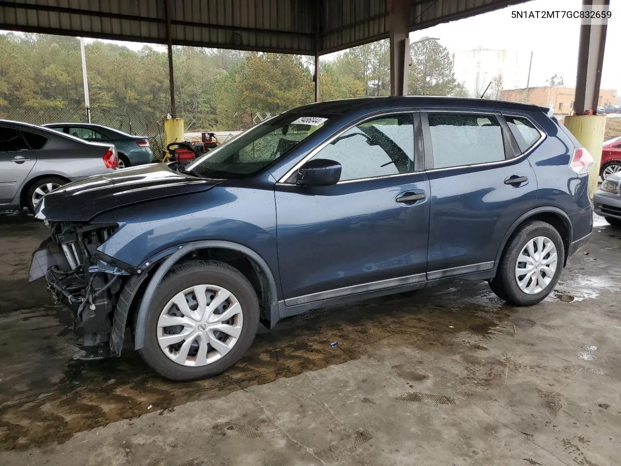 2016 Nissan Rogue S VIN: 5N1AT2MT7GC832659 Lot: 79486044