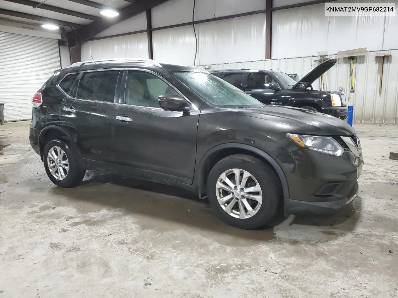 2016 Nissan Rogue S VIN: KNMAT2MV9GP682214 Lot: 79623264