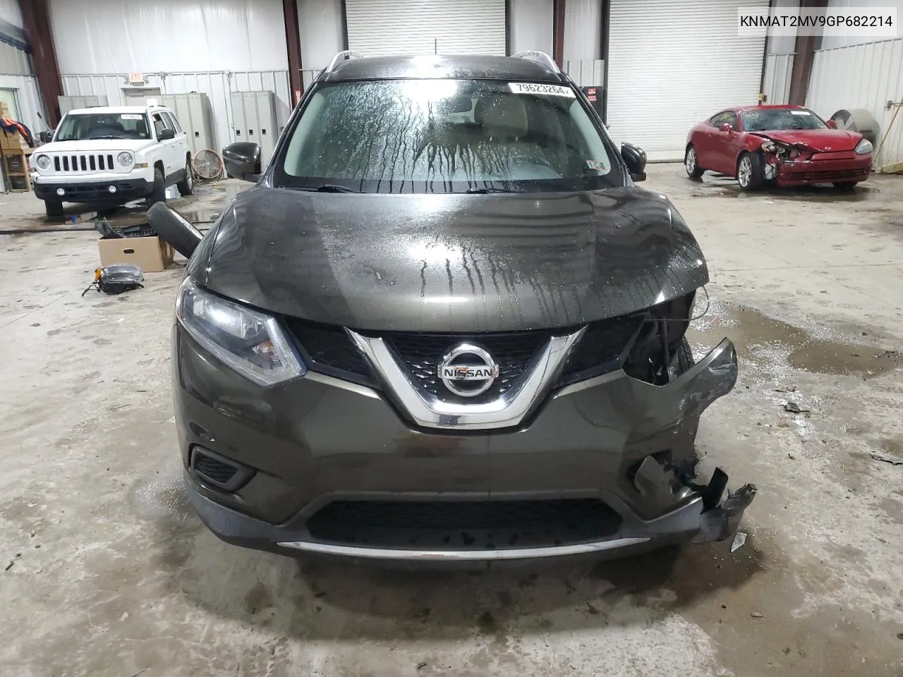 2016 Nissan Rogue S VIN: KNMAT2MV9GP682214 Lot: 79623264