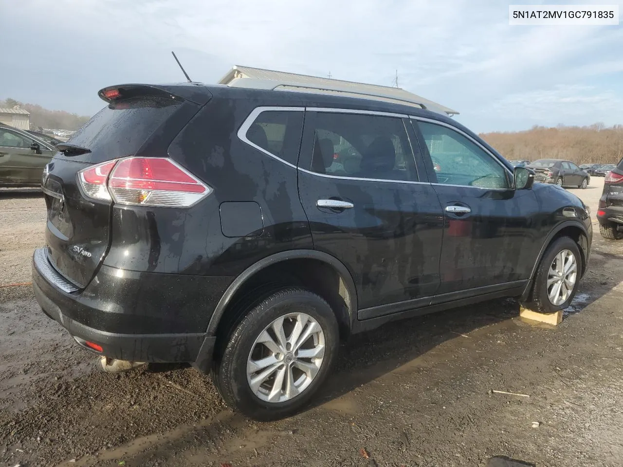 2016 Nissan Rogue S VIN: 5N1AT2MV1GC791835 Lot: 79892184