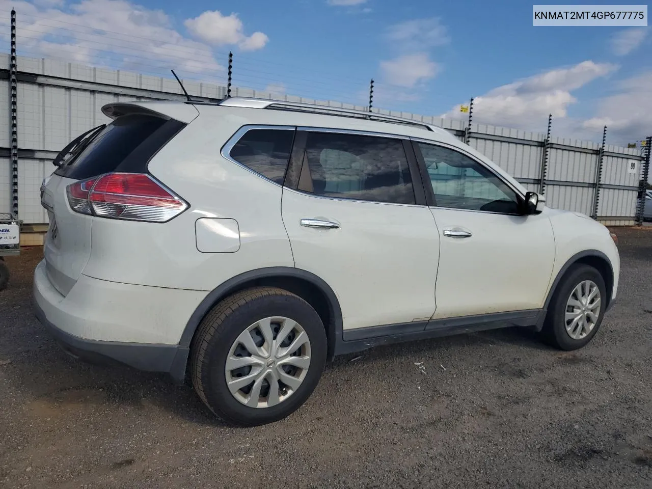 2016 Nissan Rogue S VIN: KNMAT2MT4GP677775 Lot: 79908414