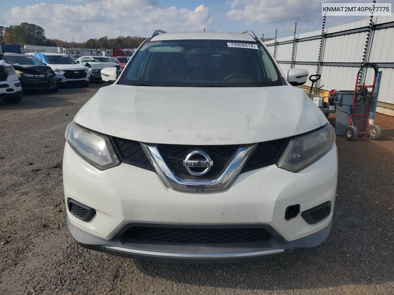 2016 Nissan Rogue S VIN: KNMAT2MT4GP677775 Lot: 79908414