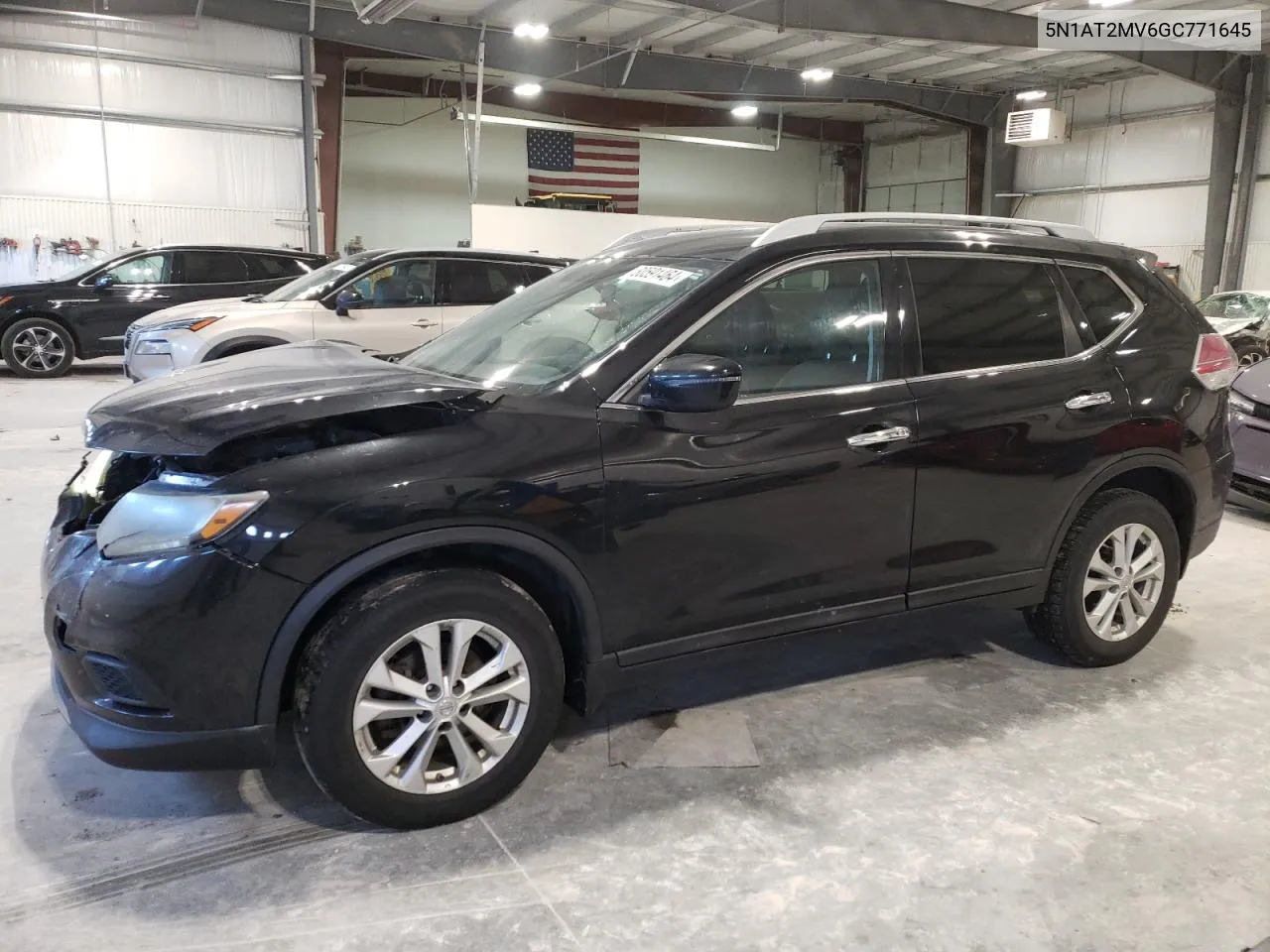 2016 Nissan Rogue S VIN: 5N1AT2MV6GC771645 Lot: 80591464