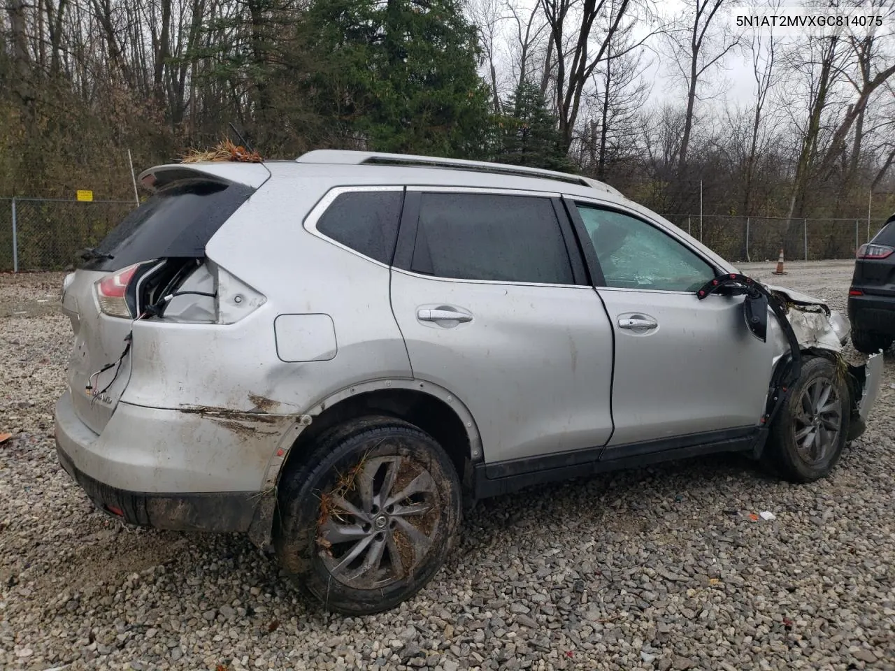 2016 Nissan Rogue S VIN: 5N1AT2MVXGC814075 Lot: 80704584