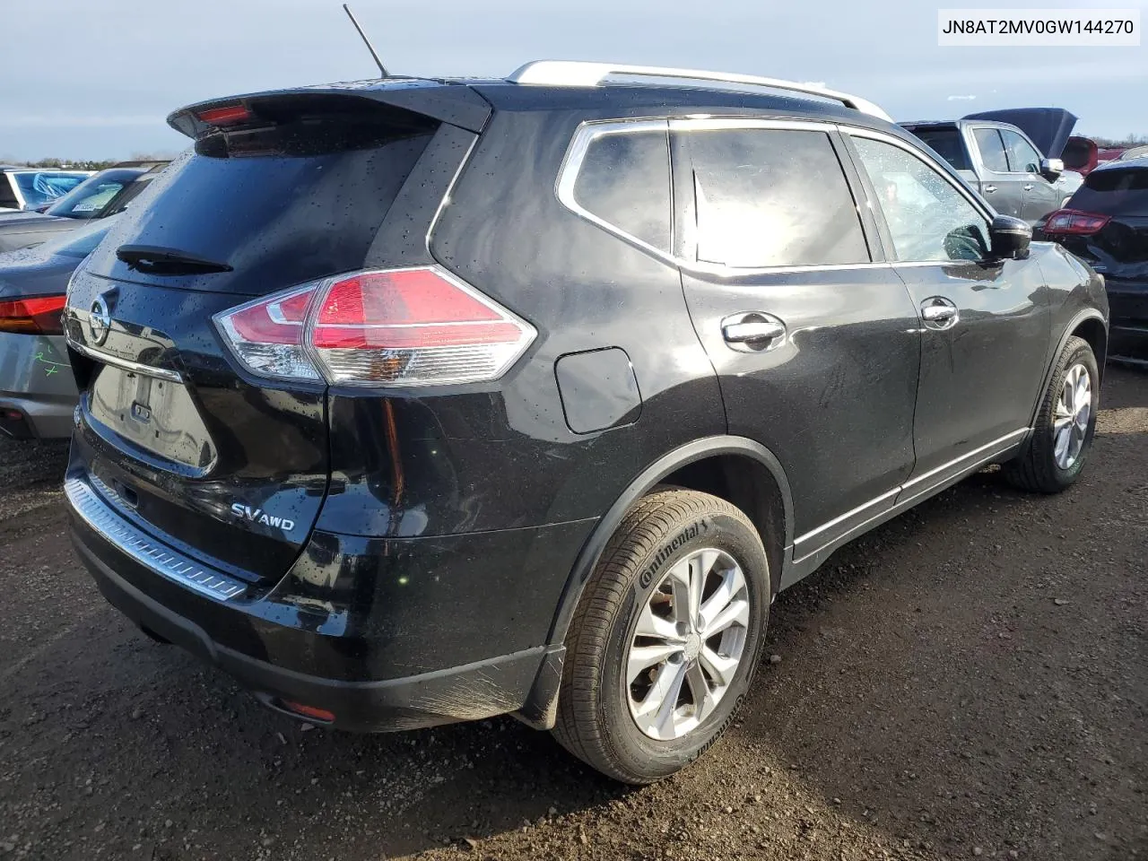 2016 Nissan Rogue S VIN: JN8AT2MV0GW144270 Lot: 80901754