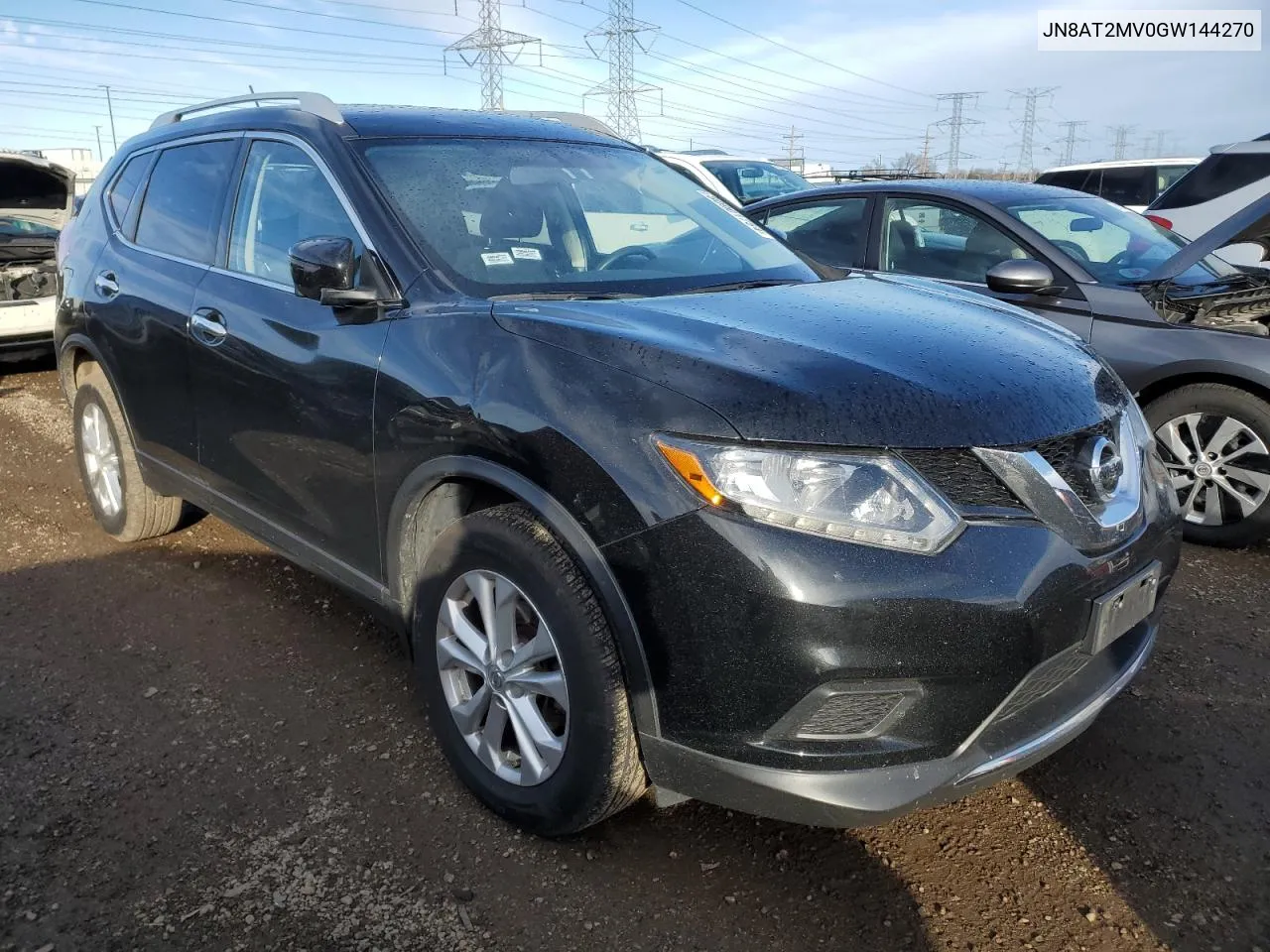 2016 Nissan Rogue S VIN: JN8AT2MV0GW144270 Lot: 80901754