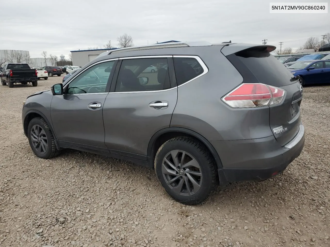 2016 Nissan Rogue S VIN: 5N1AT2MV9GC860240 Lot: 81312794