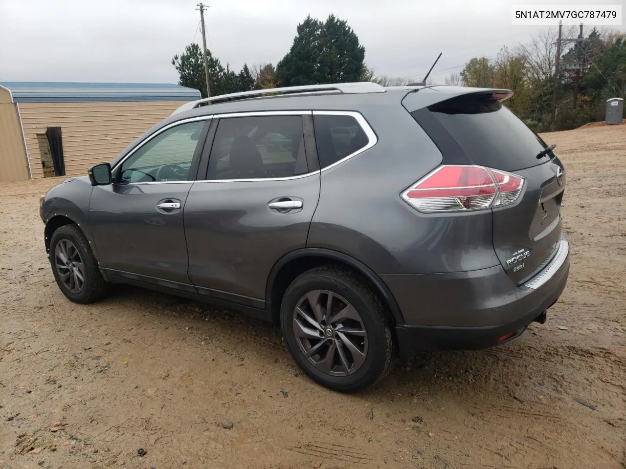 2016 Nissan Rogue S VIN: 5N1AT2MV7GC787479 Lot: 81475614