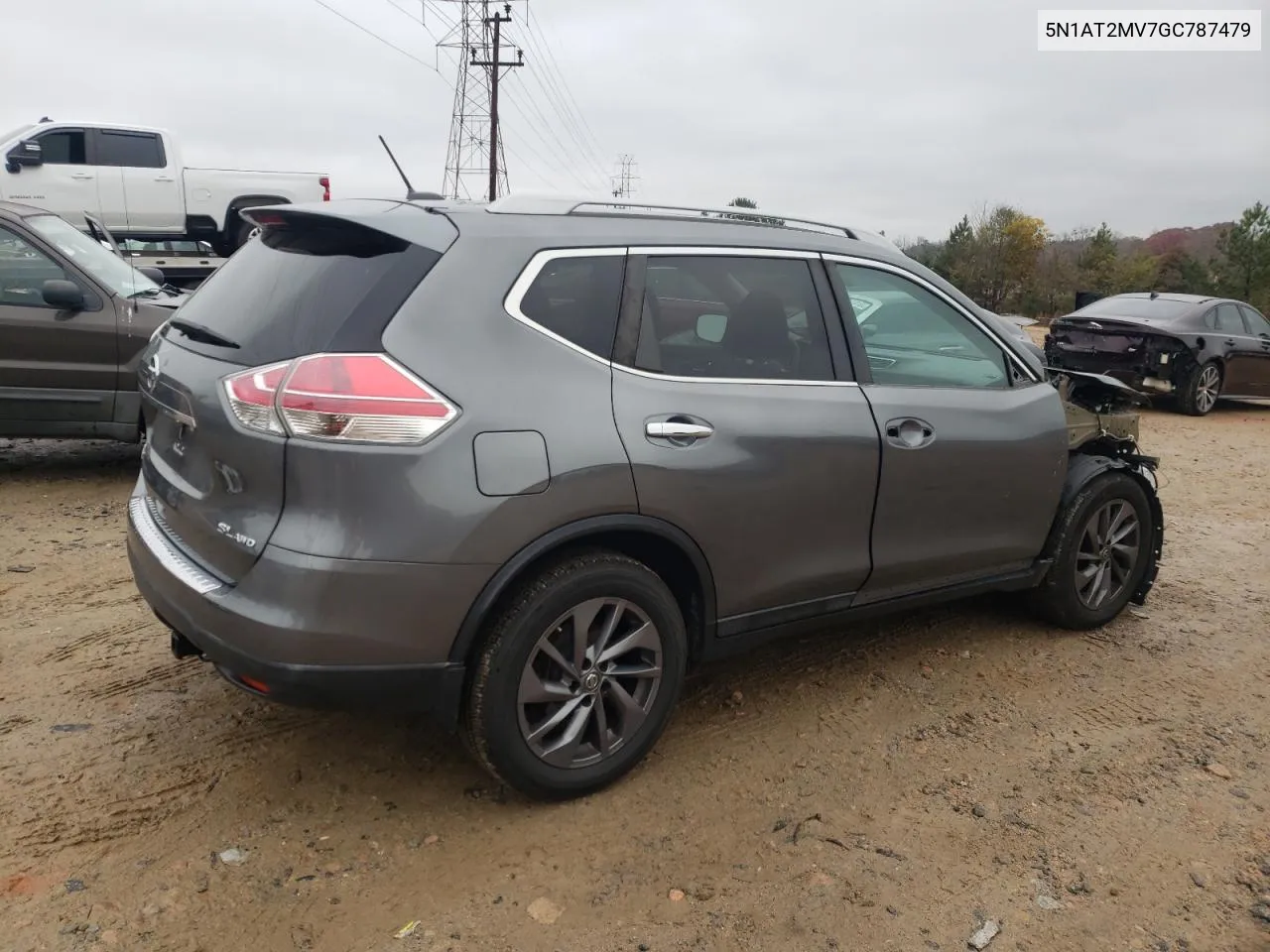 2016 Nissan Rogue S VIN: 5N1AT2MV7GC787479 Lot: 81475614