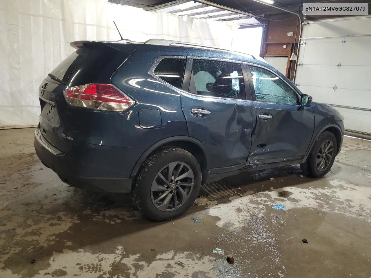 2016 Nissan Rogue S VIN: 5N1AT2MV6GC827079 Lot: 81483784