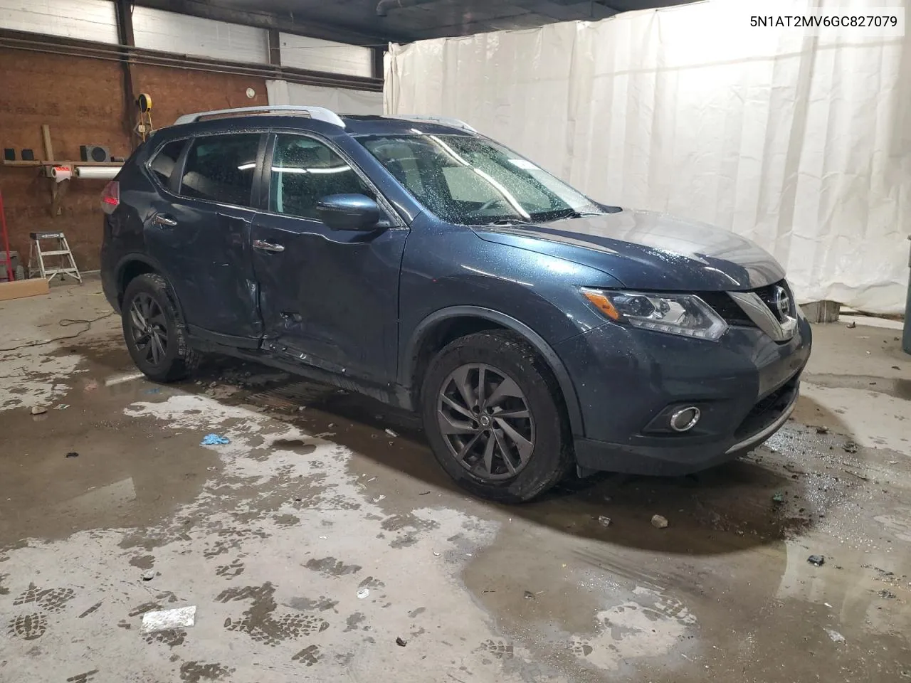 2016 Nissan Rogue S VIN: 5N1AT2MV6GC827079 Lot: 81483784