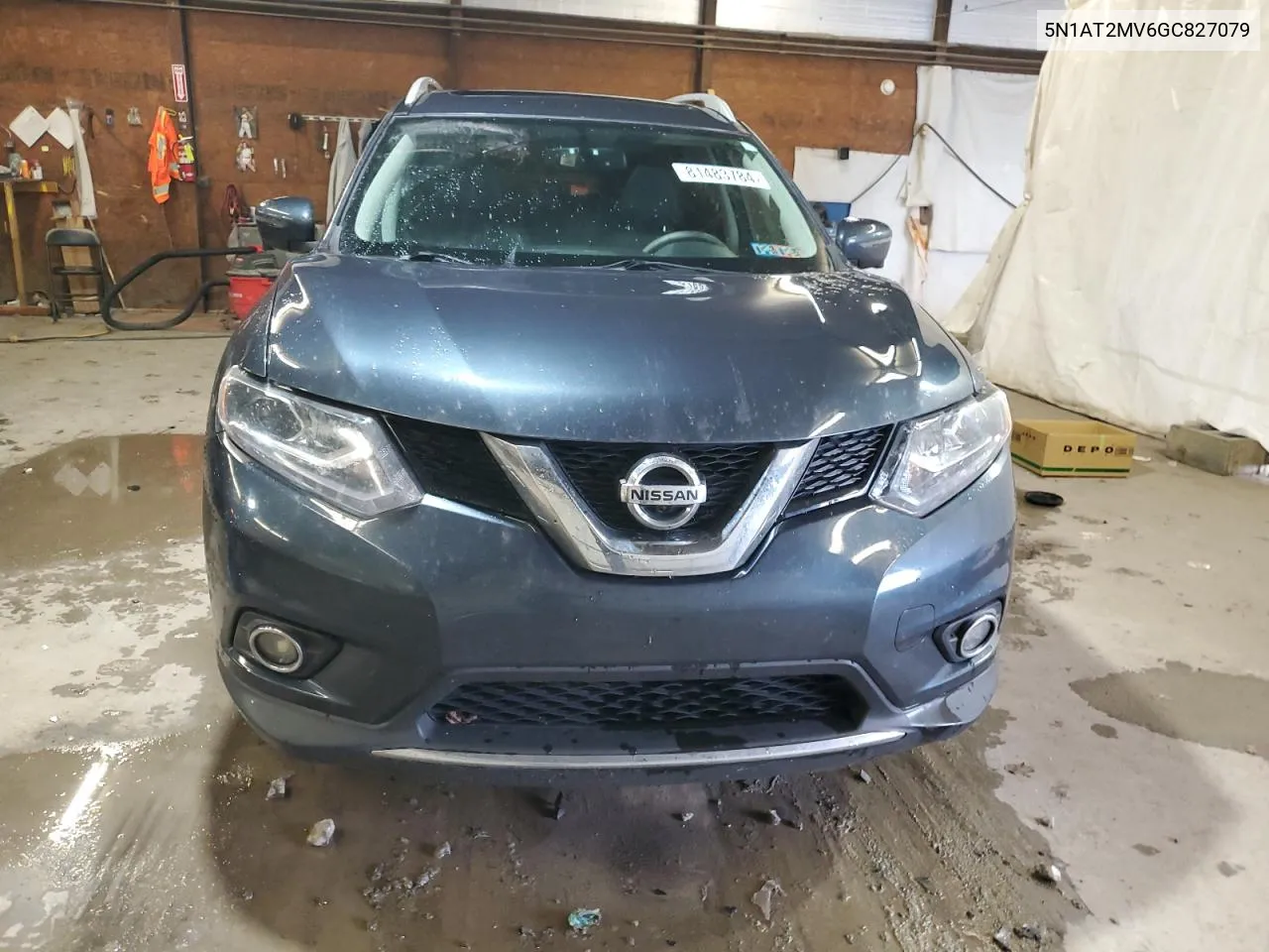 2016 Nissan Rogue S VIN: 5N1AT2MV6GC827079 Lot: 81483784