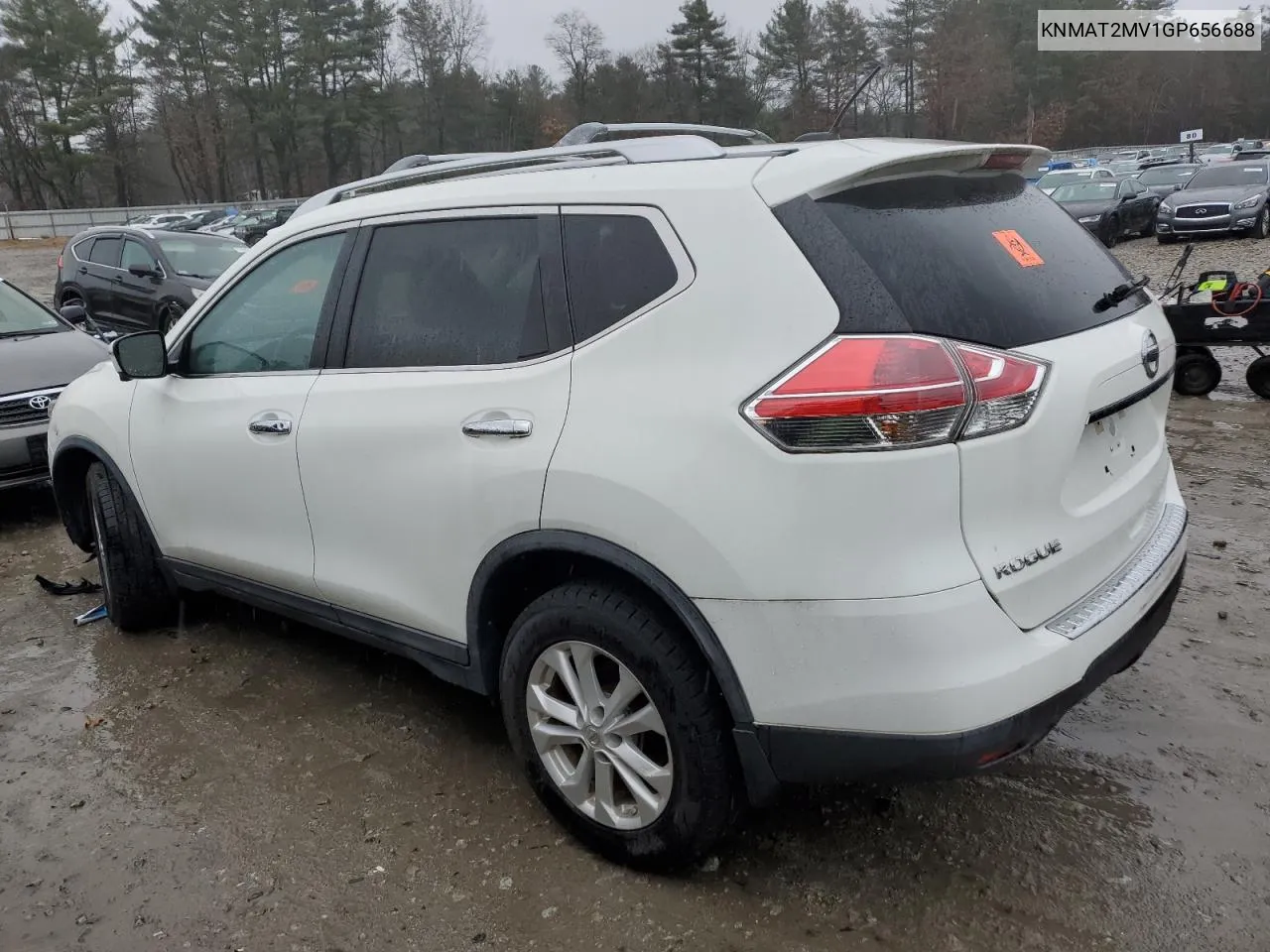 2016 Nissan Rogue S VIN: KNMAT2MV1GP656688 Lot: 82115654