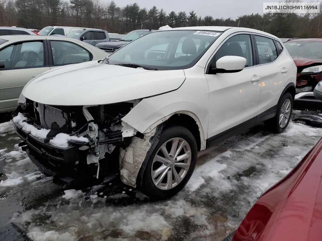 2017 Nissan Rogue Sport S VIN: JN1BJ1CR0HW116994 Lot: 38964614