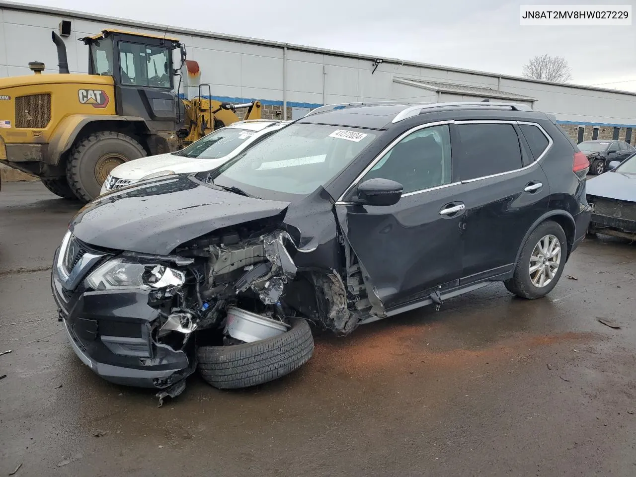 2017 Nissan Rogue S VIN: JN8AT2MV8HW027229 Lot: 41272024