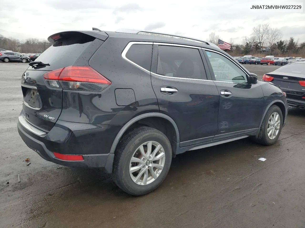 2017 Nissan Rogue S VIN: JN8AT2MV8HW027229 Lot: 41272024