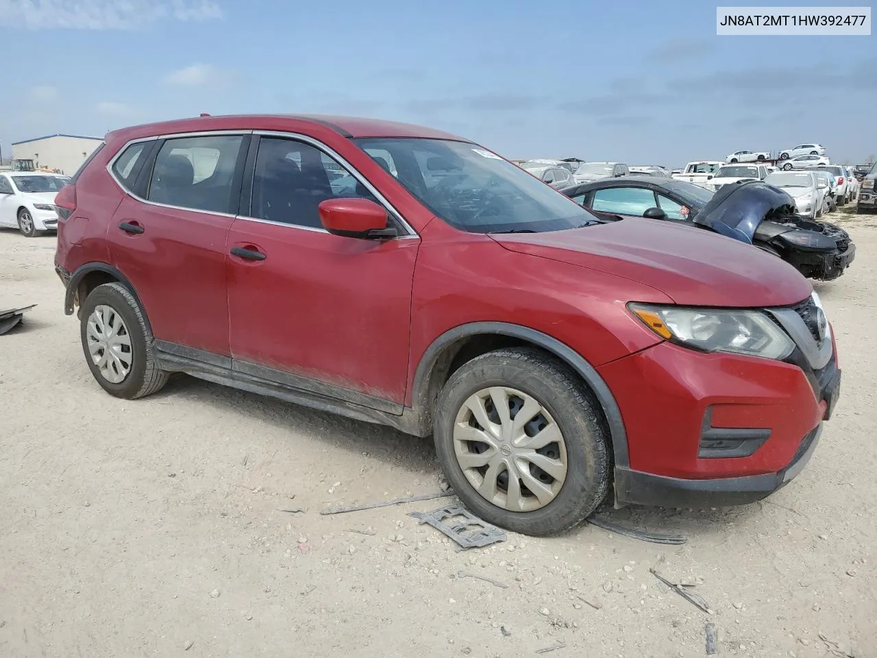 2017 Nissan Rogue S VIN: JN8AT2MT1HW392477 Lot: 45324414