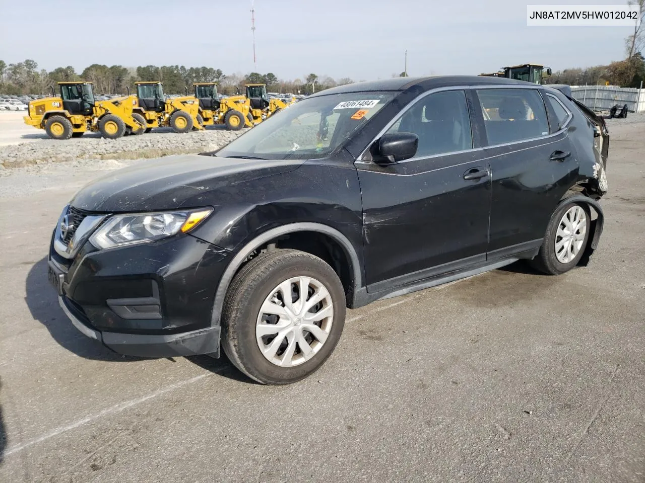 2017 Nissan Rogue S VIN: JN8AT2MV5HW012042 Lot: 48061484