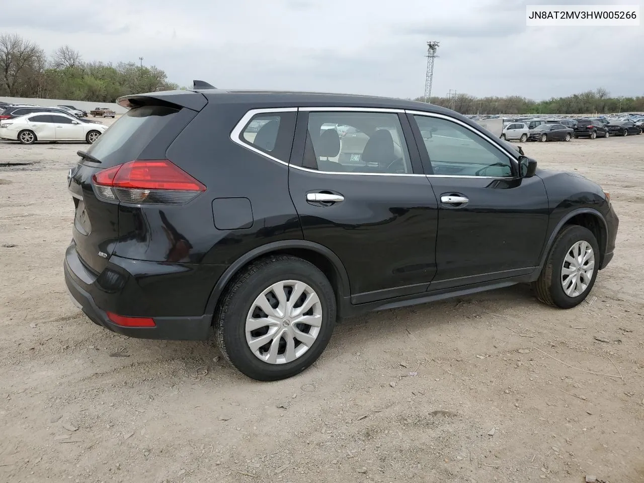 2017 Nissan Rogue S VIN: JN8AT2MV3HW005266 Lot: 49369034