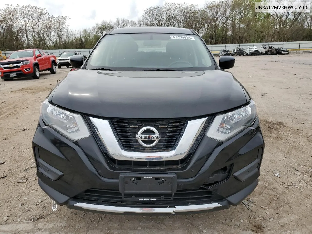 2017 Nissan Rogue S VIN: JN8AT2MV3HW005266 Lot: 49369034