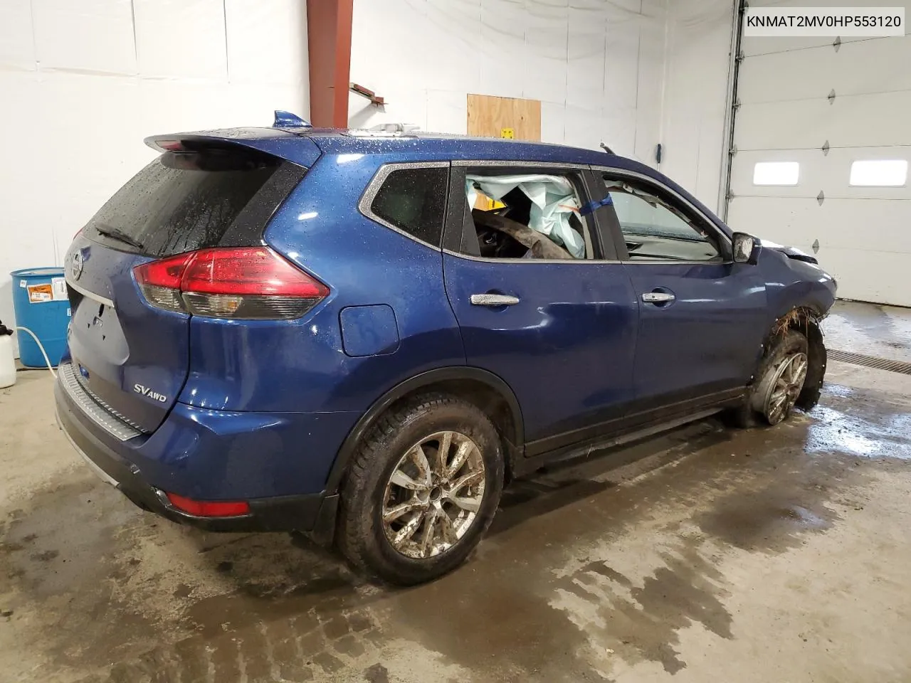 2017 Nissan Rogue S VIN: KNMAT2MV0HP553120 Lot: 52336784