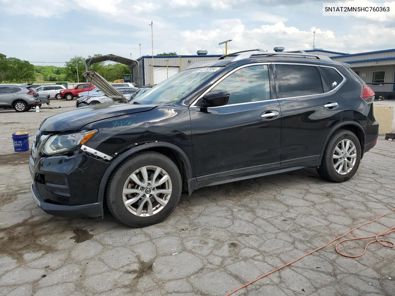 2017 Nissan Rogue Sv VIN: 5N1AT2MN5HC760363 Lot: 52752954