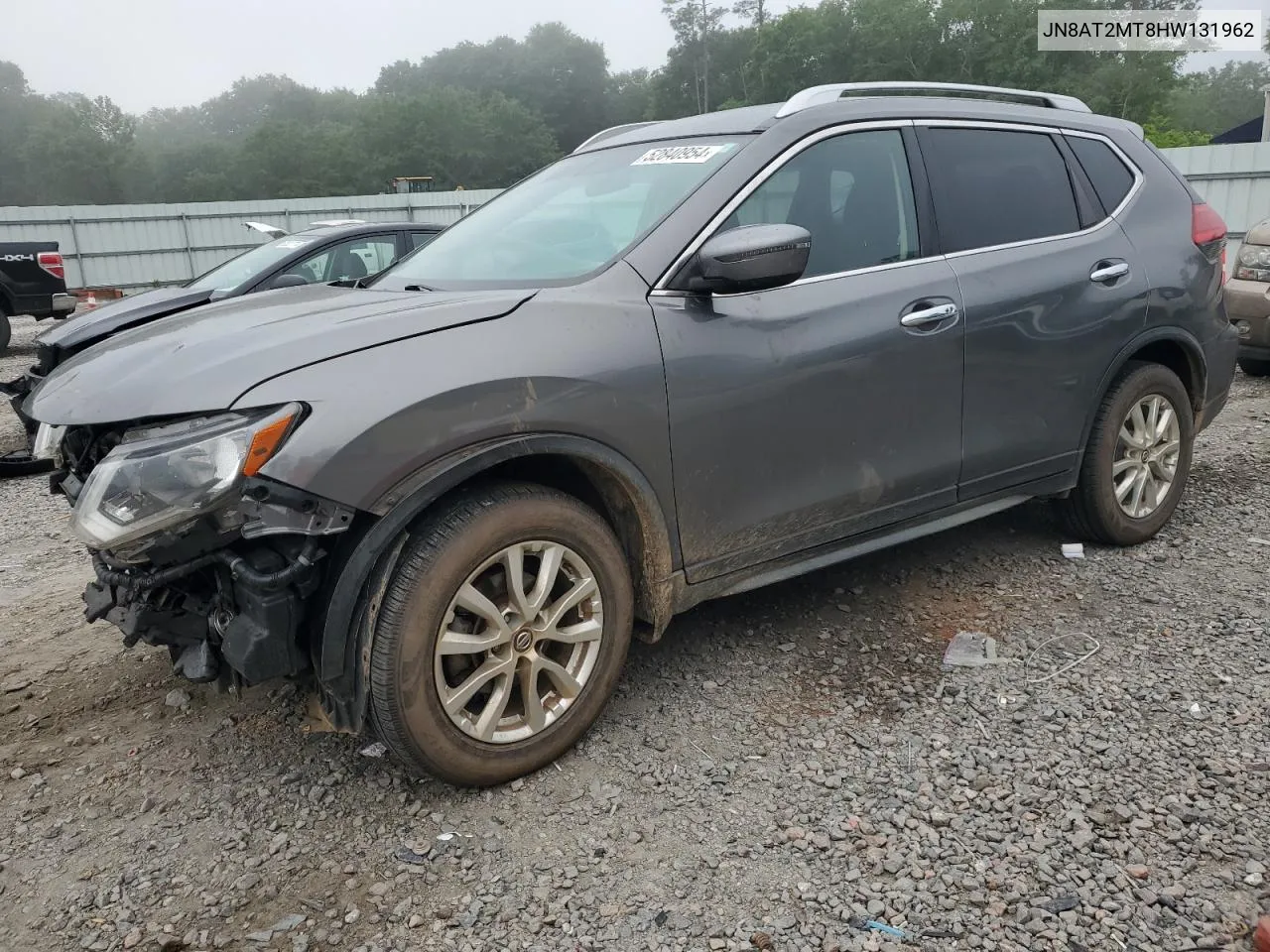 2017 Nissan Rogue S VIN: JN8AT2MT8HW131962 Lot: 52840954