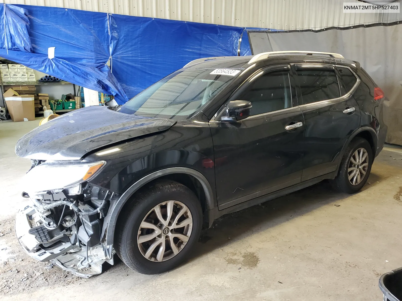 2017 Nissan Rogue S VIN: KNMAT2MT5HP527403 Lot: 53564533