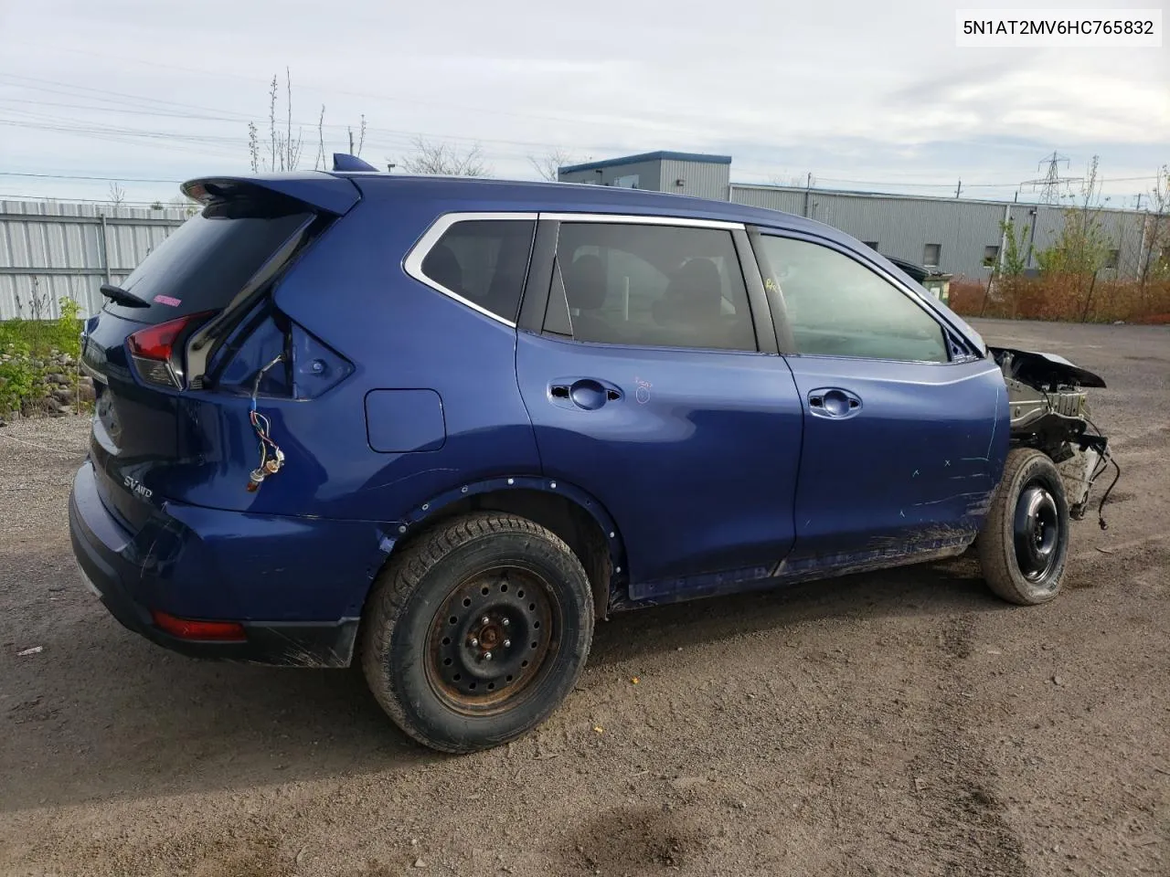 2017 Nissan Rogue Sv VIN: 5N1AT2MV6HC765832 Lot: 53582684