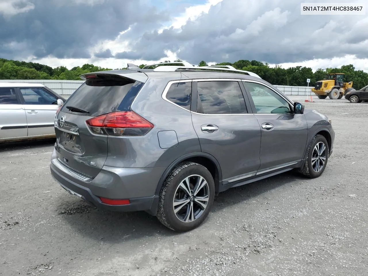 2017 Nissan Rogue S VIN: 5N1AT2MT4HC838467 Lot: 53855314